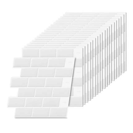 Self-Adhesive 3D Wall Tiles, 30x30 cm, Easy Install