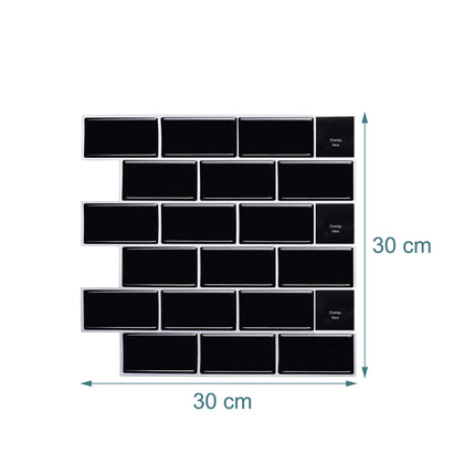Self-Adhesive 3D Wall Tiles, 30x30 cm, Easy Install