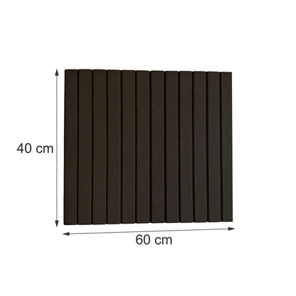 Self-Adhesive Black Felt Pinboard, 40 x 60 cm