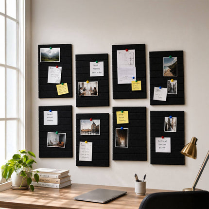 Self-Adhesive Black Felt Pinboard, 40 x 60 cm
