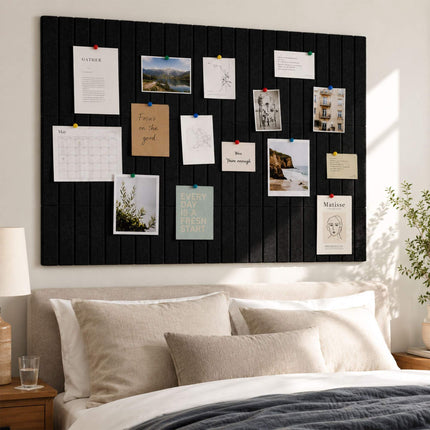 Self-Adhesive Black Felt Pinboard, 40 x 60 cm