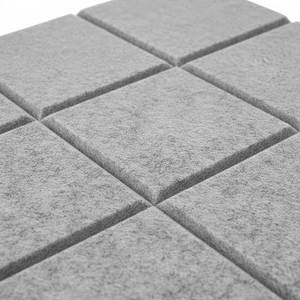 Self-Adhesive Felt Boards, 12-Pack, Square, Wall-Mount