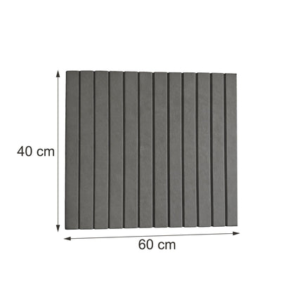 Self-Adhesive Felt Pinboard, Dark Gray, 60x40 cm