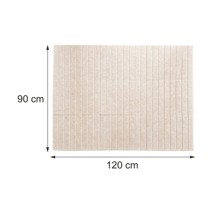 Self-Adhesive Felt Pinboard, Light Gray, 120x90 cm