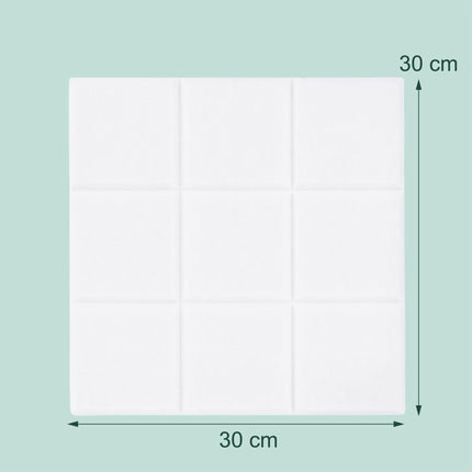Self-Adhesive Felt Pinboards, 12-Pack, Square
