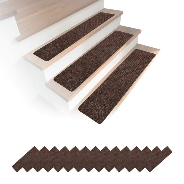 Zelfklevende trapmatten, 16 stuks, 75x20cm, geluidsreducerend