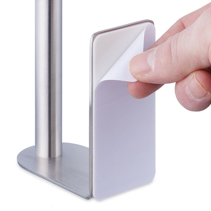 Self-Adhesive Toilet Roll Holder with Spare Roll Storage