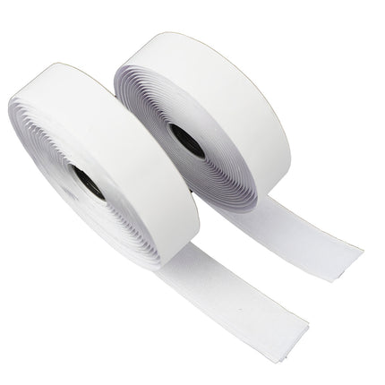 Self-Adhesive Velcro Strip, White, 5m x 2.5cm