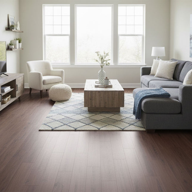 Self-Adhesive Wood Effect PVC Flooring, Waterproof, Slip-Resistant