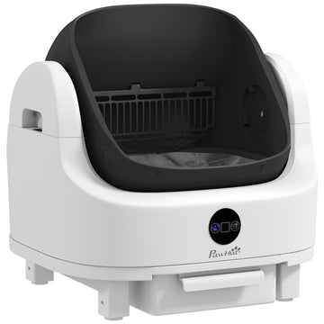Self-Cleaning Cat Litter Box, Top Entry, 8L, White