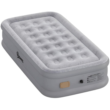 Self-Inflating Air Mattress with Built-In Pump, Single Size