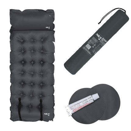 Self-Inflating Camping Mat, Dark Grey