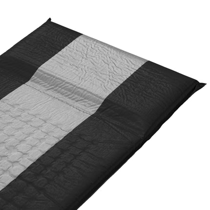 Self-Inflating Camping Mat, Gray-Black, Lightweight