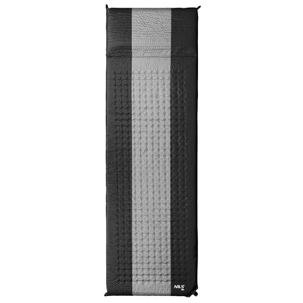 Self-Inflating Camping Mat, Gray-Black, Lightweight