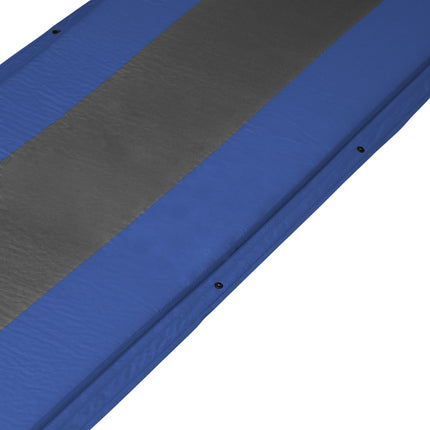Self-Inflating Camping Mat with Pillow, Blue-Gray