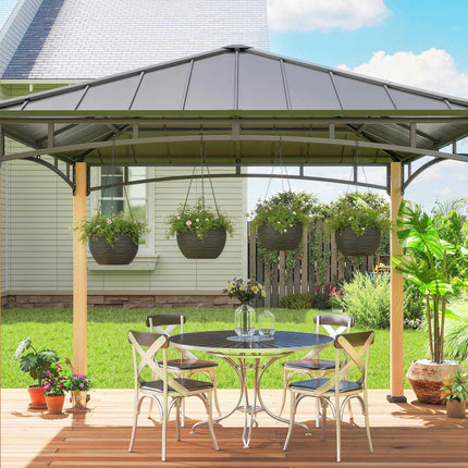 Self-Watering Hanging Planters Set, Black, 4-Pack