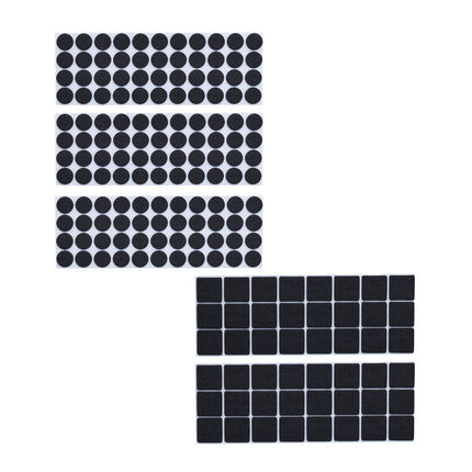 Self-adhesive felt sliders 204-pack