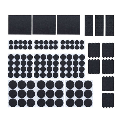 Self-adhesive felt sliders 204-pack