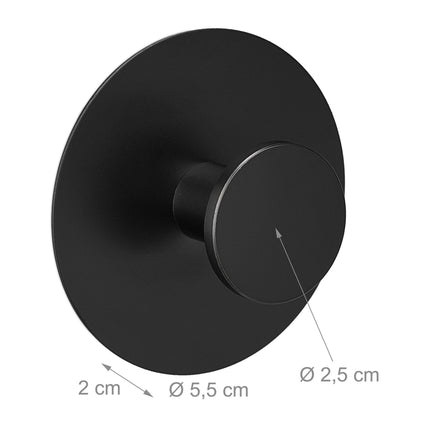 Self-adhesive hooks in sets of 4
