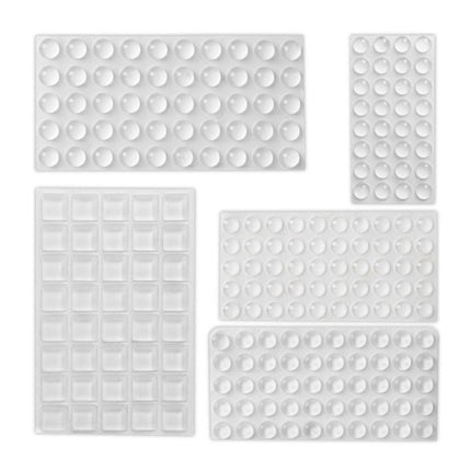 Self-adhesive rubber buffers set of 222