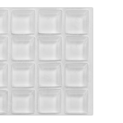 Self-adhesive rubber buffers set of 222