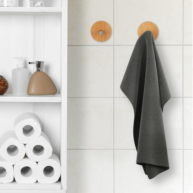 Self-adhesive towel hook set of 4