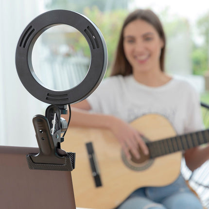 Selfie Ring Light with Clip Lumahoop InnovaGoods