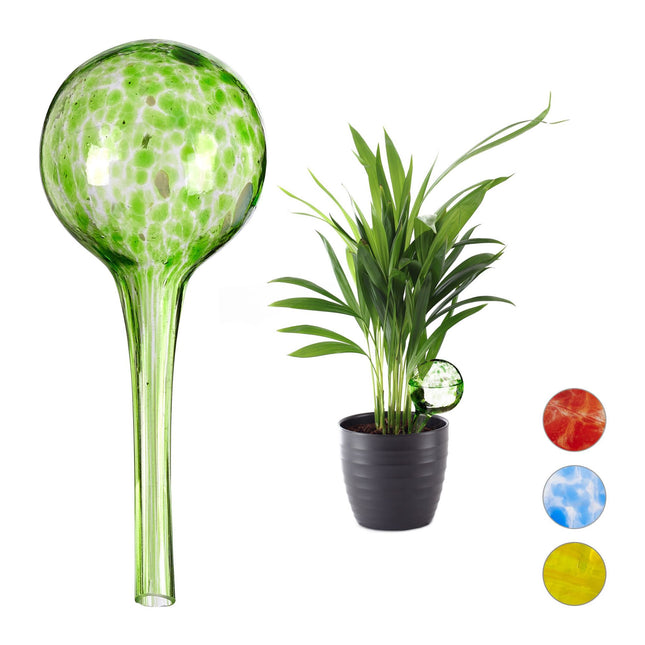 Self-watering glass set of 2