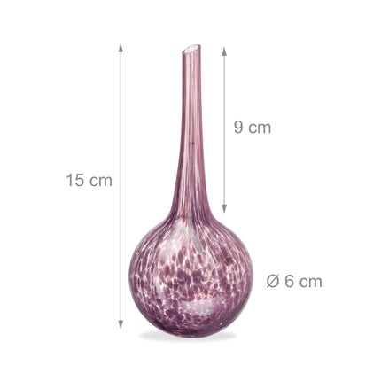 Self-watering glass set of 2
