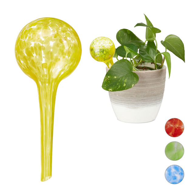Self-watering glass set of 2