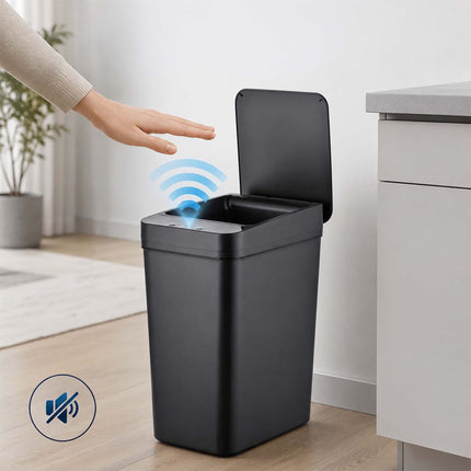 Sensor Kitchen Bins Set, 9L & 15L, Black, Automatic