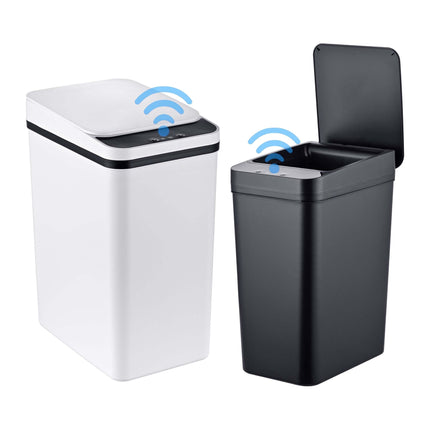 Sensor Kitchen Bins Set, 9L & 15L, Black-White