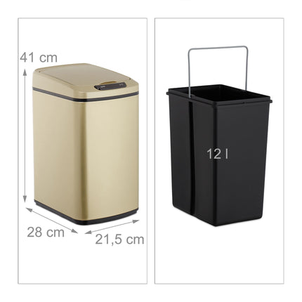 Sensor waste container 12 l