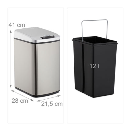 Sensor waste container 12 l