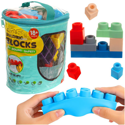 Sensory Rubber Blocks for Kids, 30-Piece Set