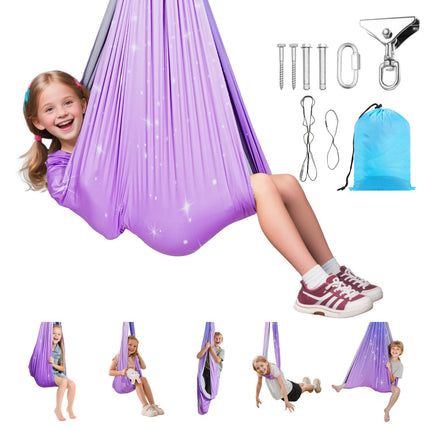 Sensory Swing Hammock, Double-Layer Spandex, 300 lb