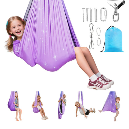Sensory Swing Hammock, Double-Layer Spandex, 300 lb