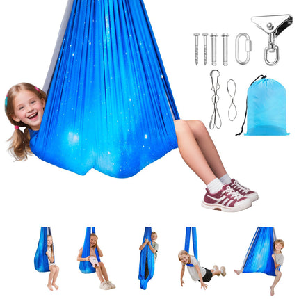 Sensory Swing Hammock, Double-Layer Spandex, 300 lb