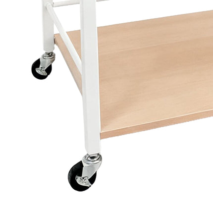 Serving Trolley with Removable Tray and Brakes