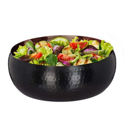 Serving bowl in hammered look
