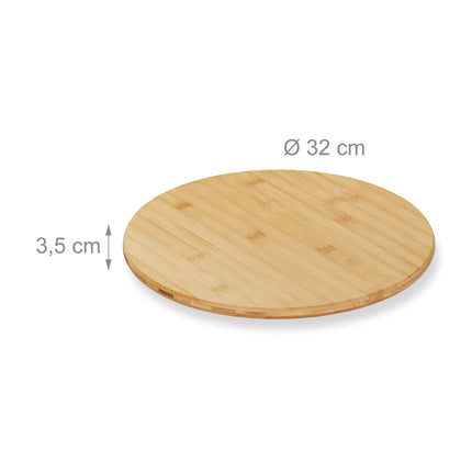 Serving platter in bamboo