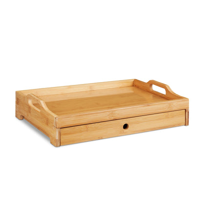 Serving tray in bamboo with box