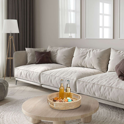 Serving tray set of 3 round