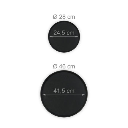 Serving tray set of 4 2 sizes
