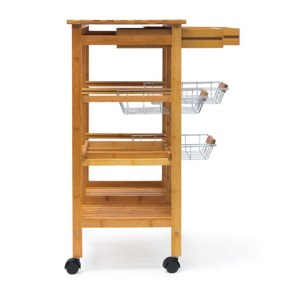 Serving trolley JAMES XXL with 3 baskets