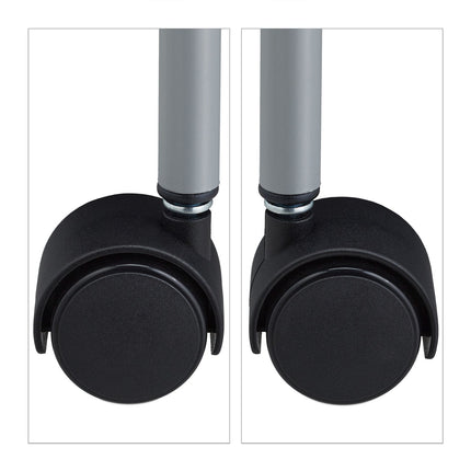 Serving trolley black