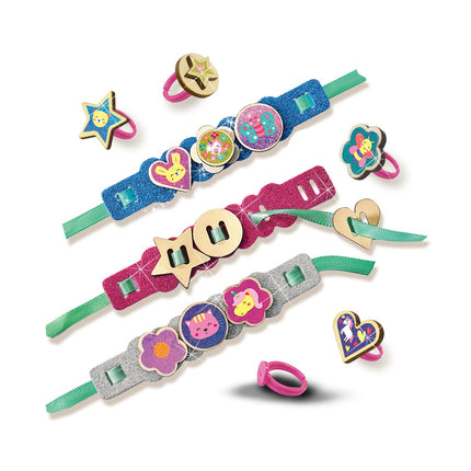 Ses Easy Rings And Glitter Bracelets