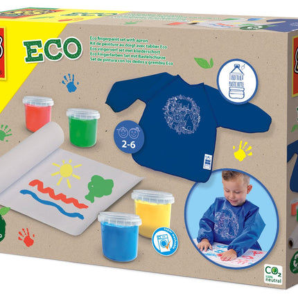 Ses Eco Fingerpaint Set With Apron