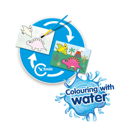 Ses My First Colouring With Water - Dinos