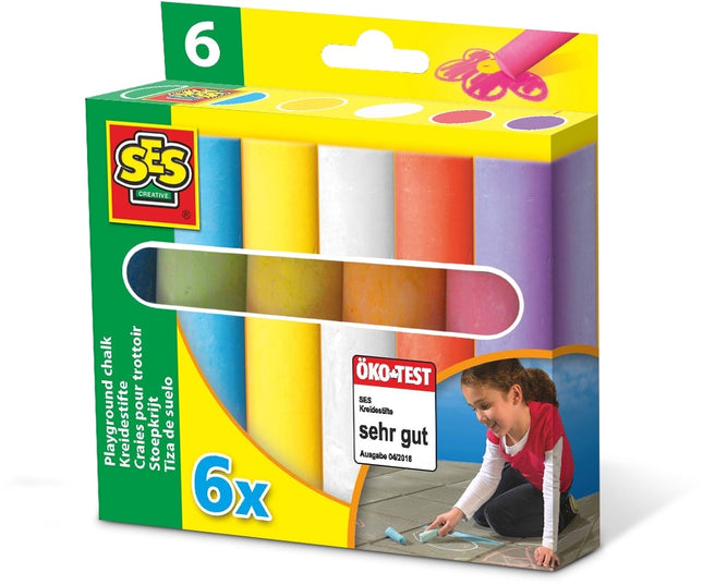 Ses Playground Chalks, 6 Pcs